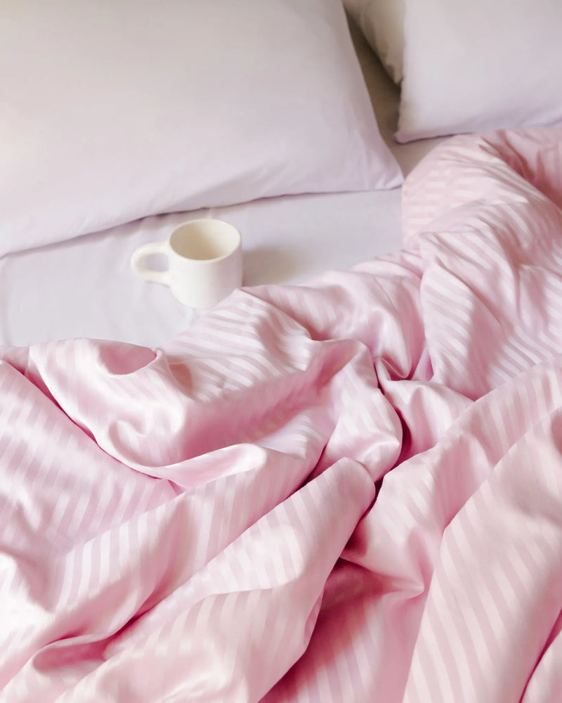 Rose Striped Lightweight Duvet