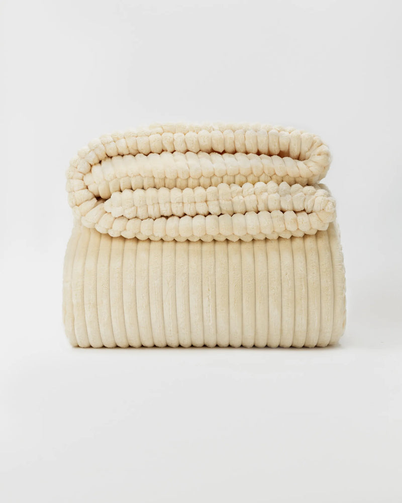 Ribbed Fluffy Duvet