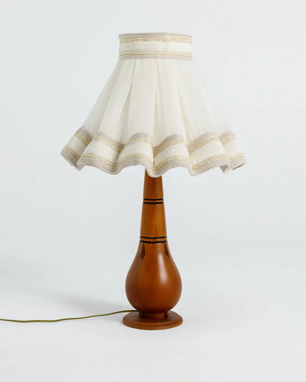 Turned Wood Table Lamp (Large)
