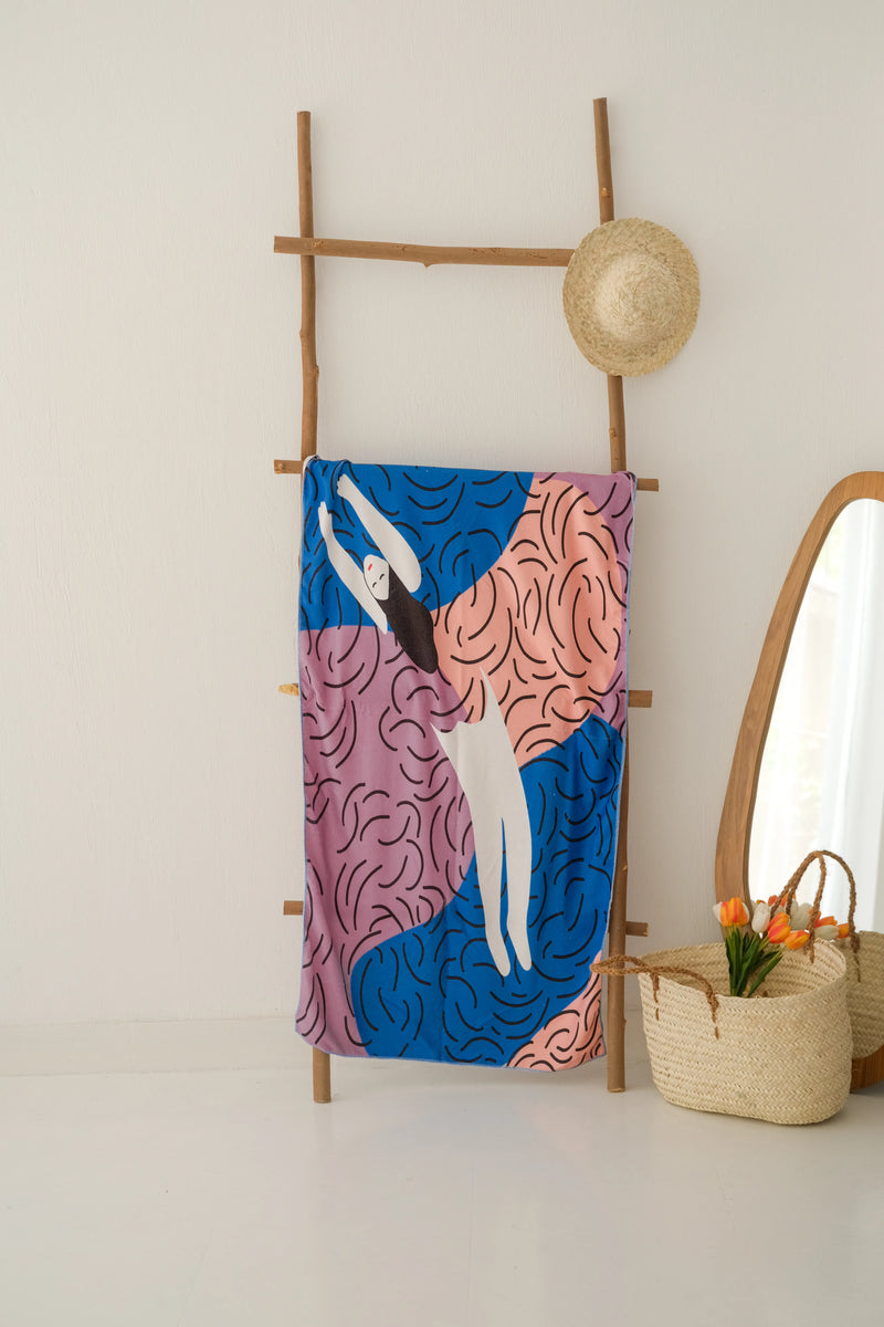 The Lady Beach Towel