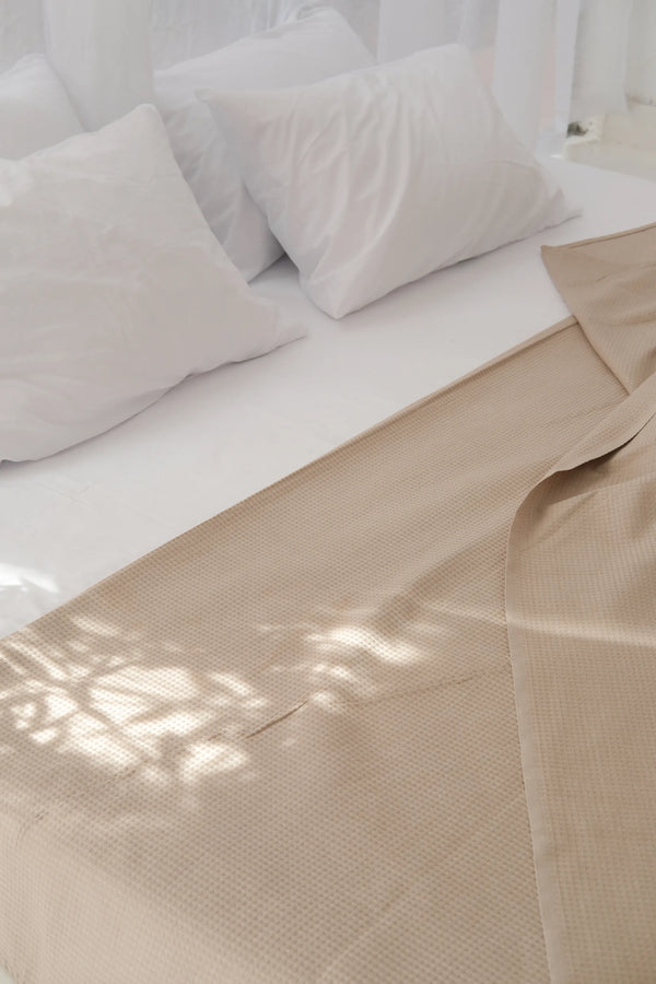 Beige Bedspread