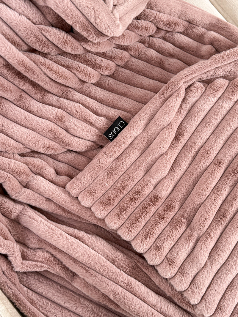 Striped Fluffy Throw
