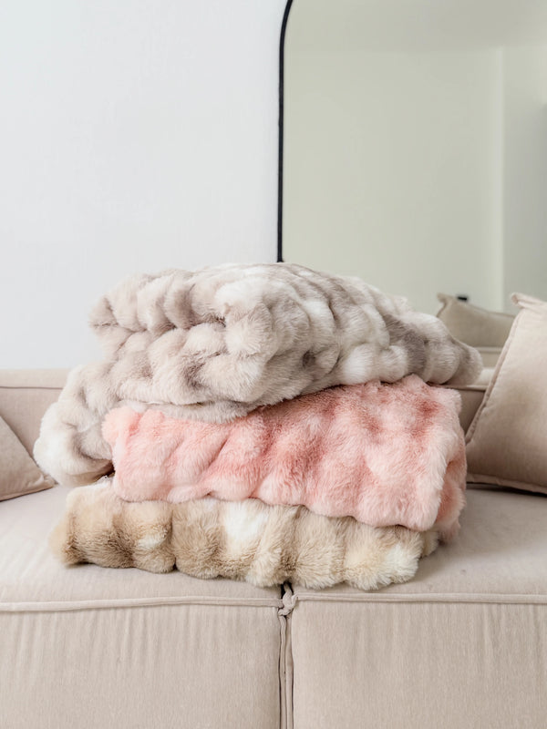 Faux Fur Throw