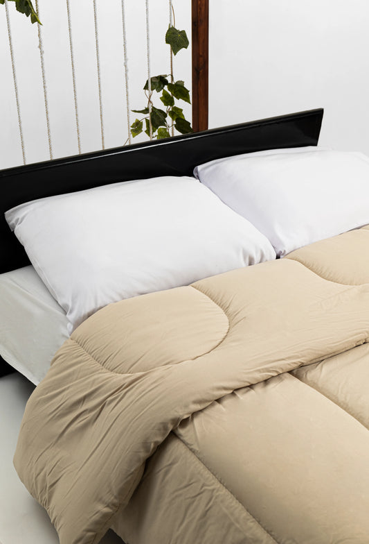 Beige Fiber Duvet