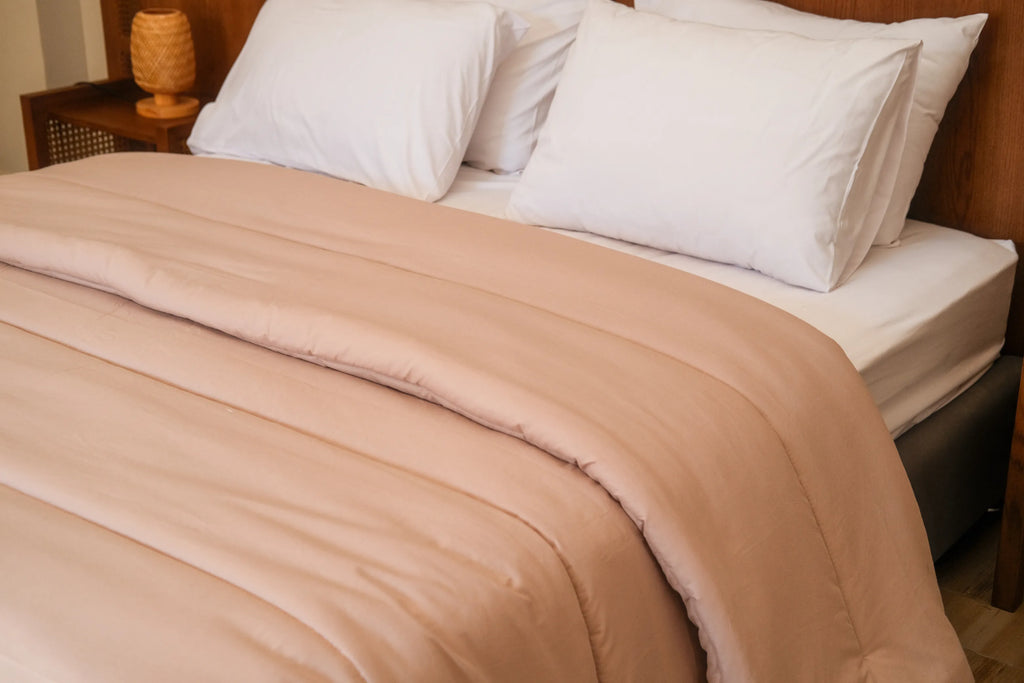 Beige Fiber Duvet